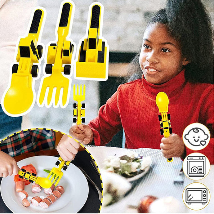 Creatively Kids Dining Tool Set- Encourage Healthy Eating Habits